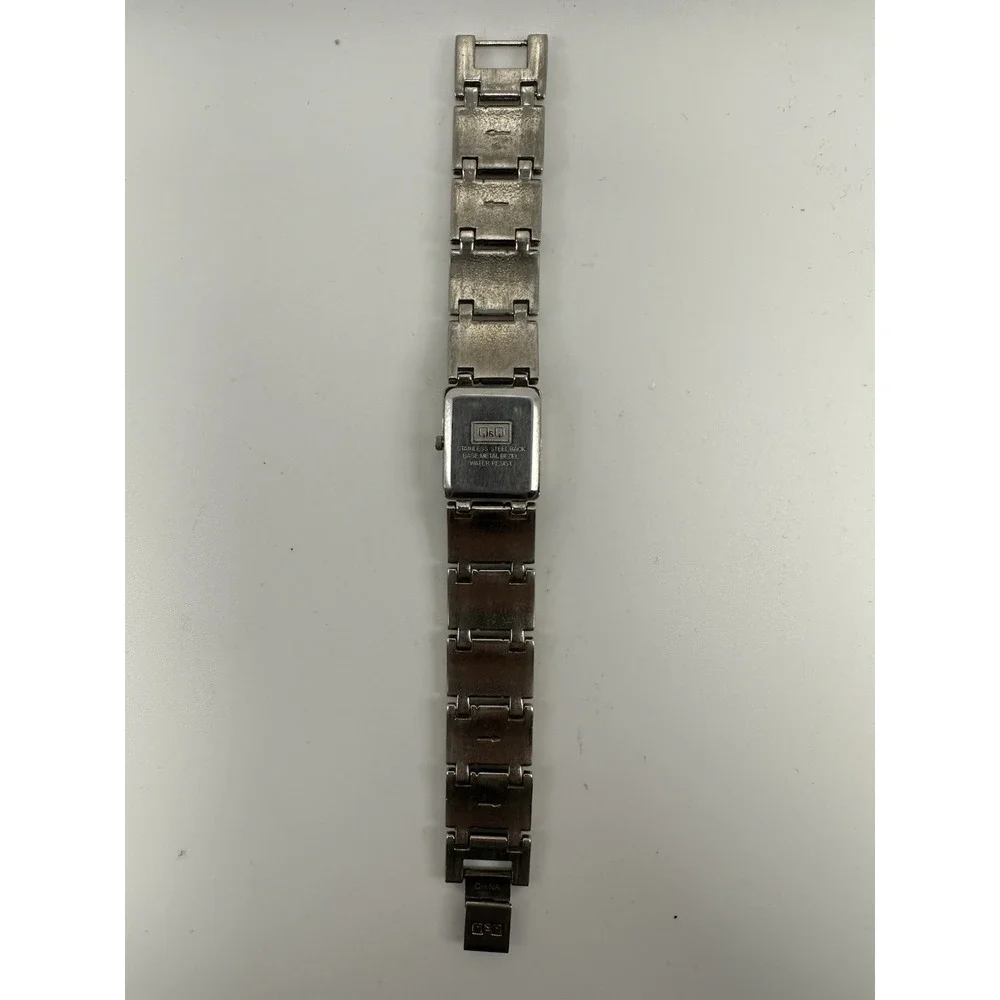 Q&Q GC27-225‎ Ladies Tank Enamel Watch New Battery 19MM 6.75